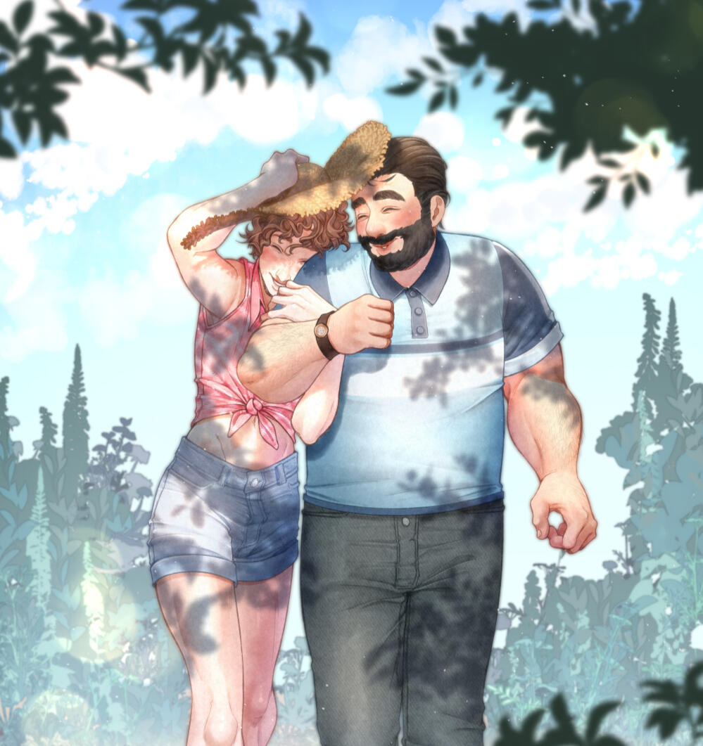 Fullbody with complex background